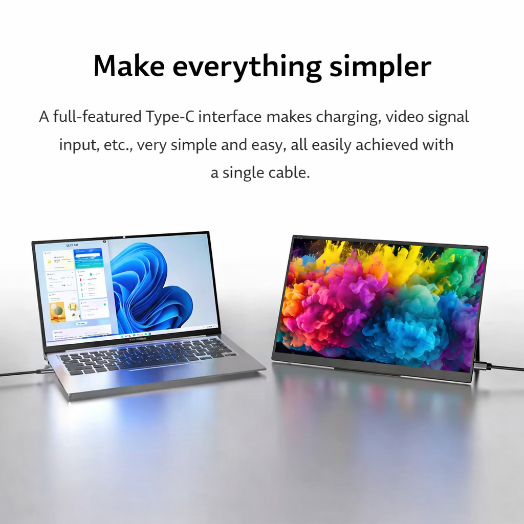 Portable monitor, HD 144hz mobile phone screen projection, notebook, ps5 switch host, external expansion screen